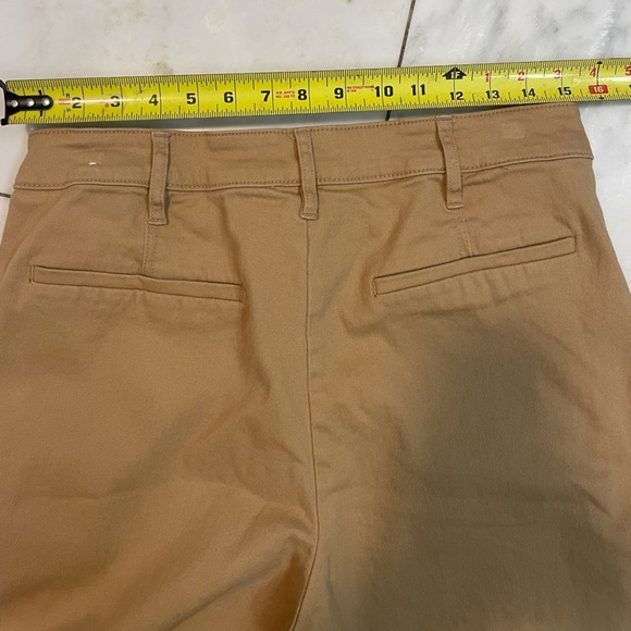 Vigoss women’s Duu Dylan wide barrel leg khaki color crop pants waist 31 - Picture 9 of 10